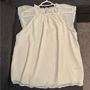J. Crew Ruffle Sleeve Blouse